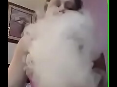 Slut smokes dope for daddy