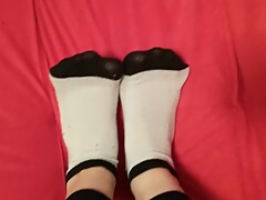cute feet ankle socks show
