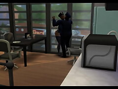 Big ass police officer and impregnated