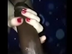 Blindfolded slut from WickedList sucked my cock while her husband recorded