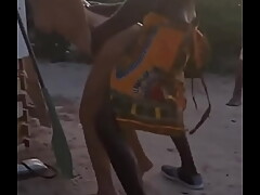 Cuckold Hotwife on vacation fucks BBC while hubby and strangers are watching