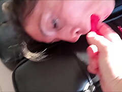 Angeles Ariana domination by Kellenzinha, humiliation, toy in the ass, immobilization and whipping