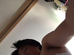 Japanese school student who likes sex doing high-intensity interval training â™¥â™¥â™¥ [Anal training