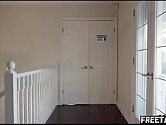 Housewife Scarlit Scandal Fucks The Delivery Guy While Husband Is In Quarantine Lockdown In The Bedroom - Full Movie On FreeTaboo.Net