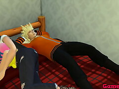 Familia Pervertida Cap 1 naruto encuentra a su esposa hinata viendo videos porno y masturbandose le ayuda teniendo mucho sexo