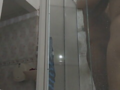 sucking, teasing and seducing in the bathroom with my bbc