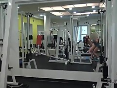 HUNT4K. Spontaneous pickup in the gym causes passionate sex scene